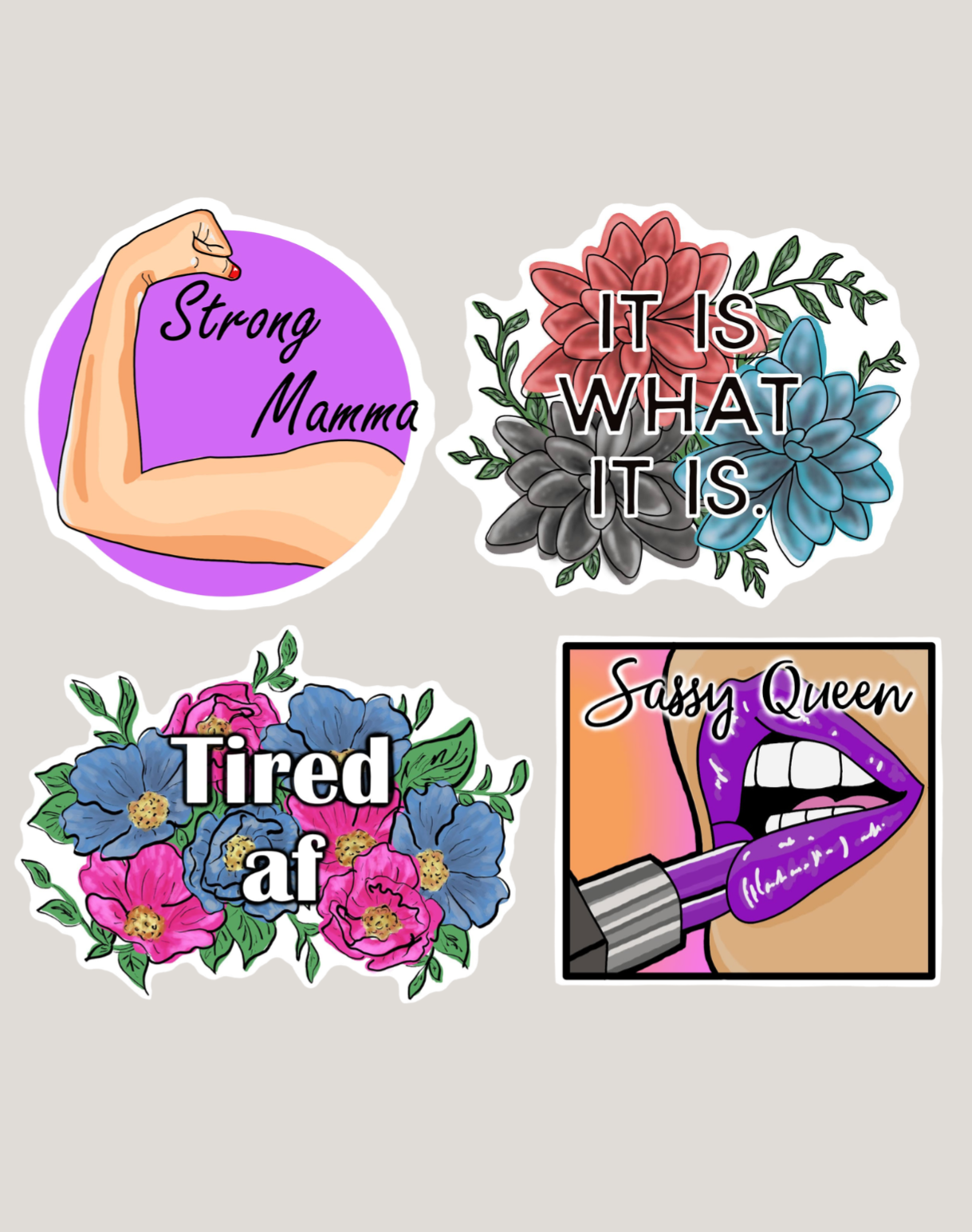 Sassy Sticker Pack